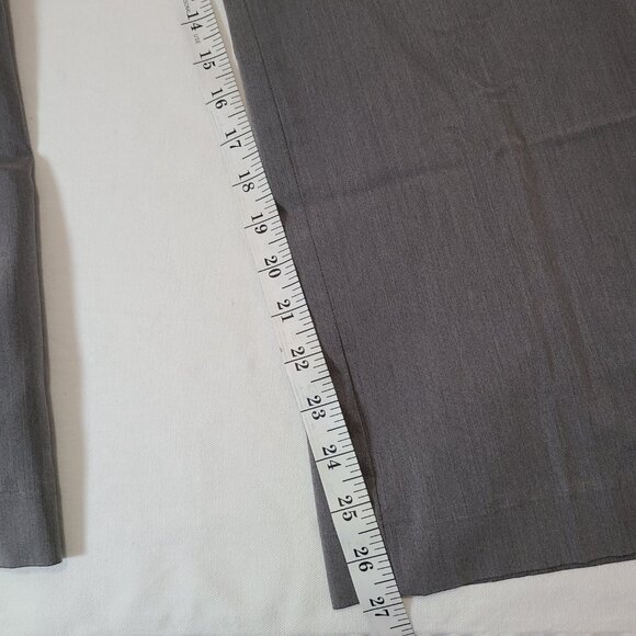Jones New York Signature Gray Career Pants Size 6P Petite Lined Straight Leg - Picture 8 of 9
